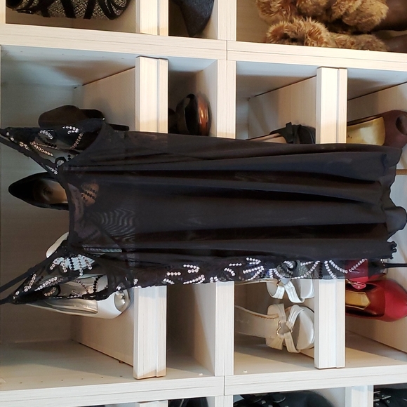 Black lace teddy - Picture 5 of 7